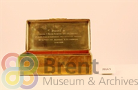TH\CT\Museum catalogue\3D objects\2014_5_b_th.jpg; 2014.5; Middlesex Regiment wooden box; Box